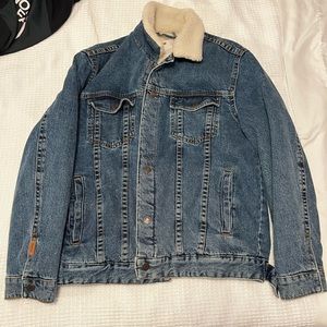 ASOS denim jacket - Sherpa lined size medium